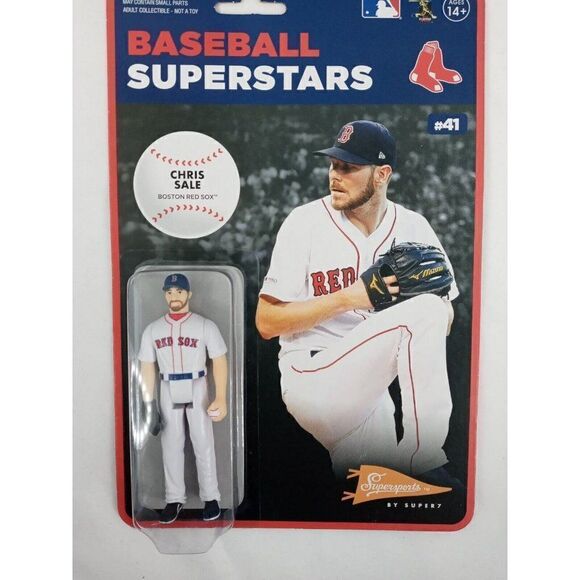 Chris Sale(Boston Red Sox MLB ReAction Figure by Super7 Brand New Seal Original - Picture 9 of 12